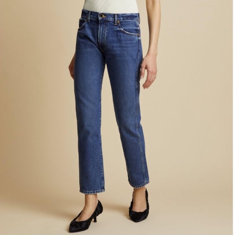 Khaite “Kyle” Straight Leg Jean